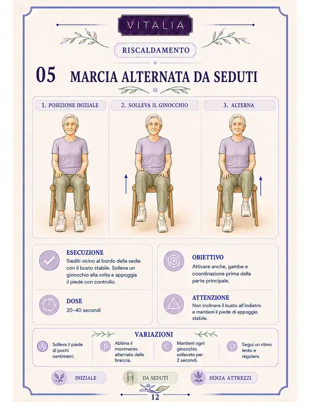 Esercizi senza attrezzi