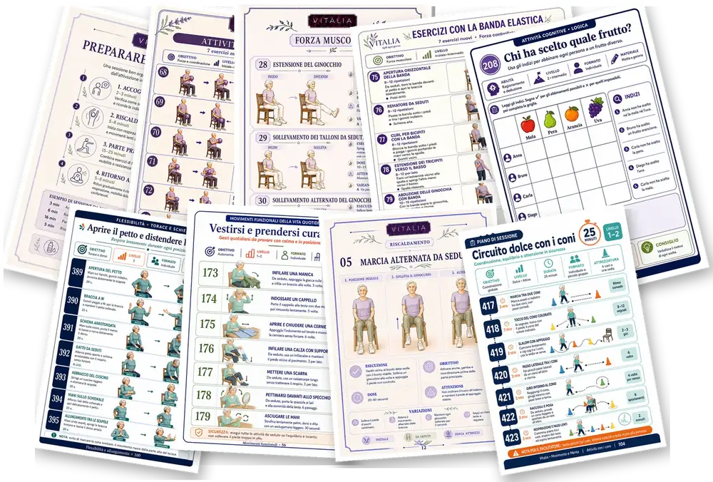 Tutto quello che è incluso nel Kit di Attività per Anziani